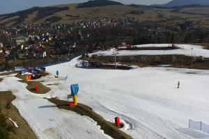 Tylicz Master Ski Widok na kolej krzesełkową