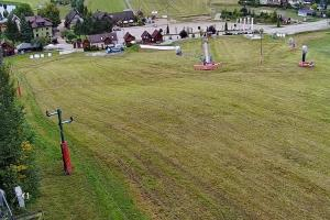 Stężyca Wieżyca Widok na stok