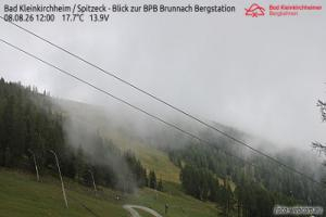 Kamera: Bad Kleinkirchheim - Spitzeck widok z Biospharenparkbahn Brunnach Spitzeck Bad Kleinkirchheim - Spitzeck widok z Biospharenparkbahn Brunnach