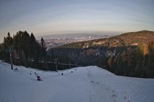 Kamera: Myślenice SN Widok z górnej stacji Myślenice Myślenice SN Widok z górnej stacji