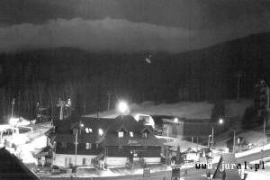 Szklarska Poręba Szrenica Ski Arena Widok na dolną stację wyciągu