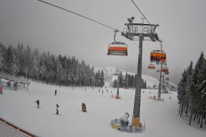 Zieleniec Zieleniec Zieleniec SKI Arena - Widok z górnej stacji