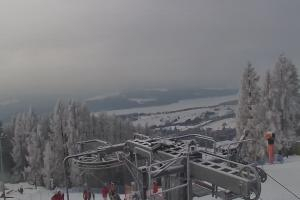 Czorsztyn Kluszkowce Czorsztyn Ski Widok z górnej stacji