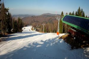 Rzyki Czarny Groń Widok z dolnej stacji