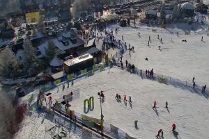 Zakopane Szymoszkowa Widok z karczmy Pająkówka