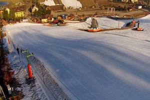 Stężyca Wieżyca Widok na stok