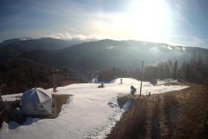 Wisła STOK – Stacja Narciarska Widok z górnej stacji