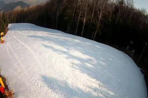 Kasina Wielka Kasina ski Górna stacja kolejki krzesełkowej