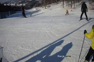 Przemyśl Stok narciarski w Przemyślu POSiR  Kamera 1 - Stacja górna