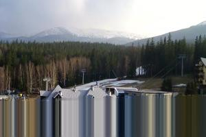 Szklarska Poręba Szrenica Ski Arena Widok na dolną stację wyciągu