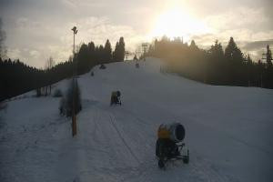 Kamera: Cieńków Widok na trasę kolei krzesełkowej Wisła Cieńków Widok na trasę kolei krzesełkowej