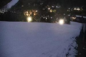 Wisła Cieńków Widok na trasę kolei krzesełkowej