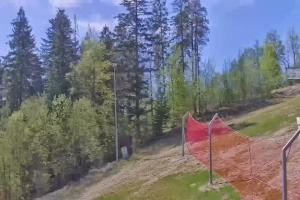 Krynica Jaworzyna Krynicka Widok ze stacji dolnej kolei gondolowej (648 m n.p.m.)