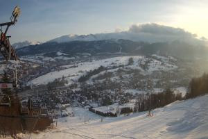 Kamera: Harenda Widok na stok z góry Zakopane Harenda Widok na stok z góry