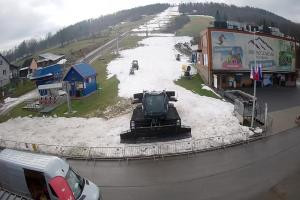 Kamera: BIESZCZAD.ski Widok na stok i kolej linową Wańkowa BIESZCZAD.ski Widok na stok i kolej linową