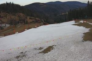 Kamera: Biały Krzyż Widok na stok Szczyrk Biały Krzyż Widok na stok