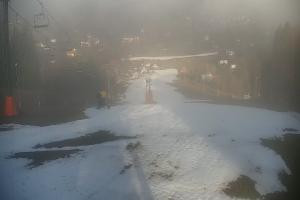 Kamera: Cieńków Widok na stok Wisła Cieńków Widok na stok