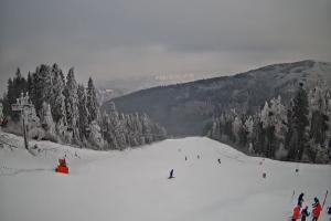Myślenice Myślenice SN Widok z górnej stacji