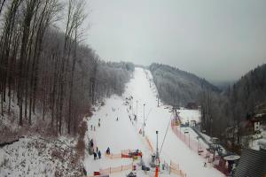 Wisła STOK – Stacja Narciarska Widok z dolnej stacji