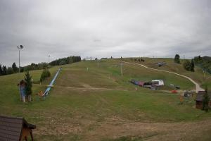 Tylicz Master Ski Widok na dolne partie ośrodka