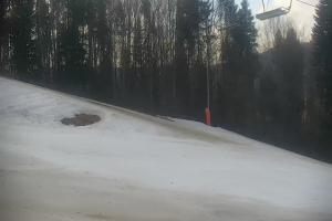 Wisła Cieńków Widok na stok