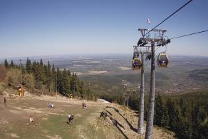 Świeradów Zdrój Ski&Sun Widok na wyciąg