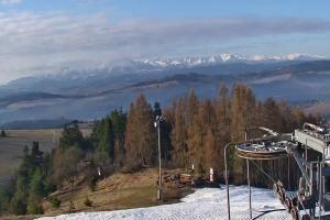 Czorsztyn Kluszkowce Czorsztyn Ski Widok z górnej stacji