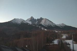 Kamera: Wysokie Tatry Tatranská Lomnica, 904 m n.p.m. Tatrzańska Łomnica Wysokie Tatry Tatranská Lomnica, 904 m n.p.m.
