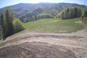Brenna Ski Dolina Brenna Kamera 2 Widok na trasę narciarska