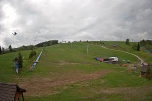 Tylicz Master Ski Widok na dolne partie ośrodka