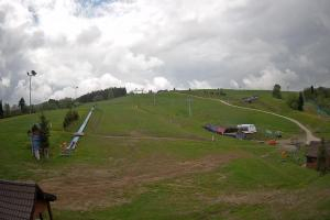 Tylicz Master Ski Widok na dolne partie ośrodka