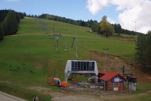 Krynica Słotwiny Widok na stok
