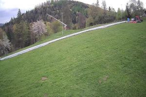 Brenna Świniorka - Dolina Leśnicy Kamera s3 widok ze szczytu na wyciąg nr III