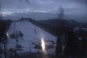 Szczawnica Palenica Widok na stok