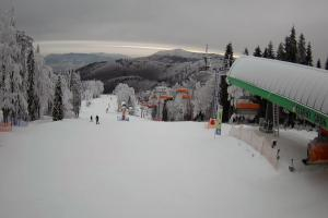 Rzyki Czarny Groń Widok z dolnej stacji