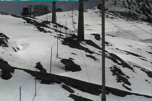 Przełecz Stelvio Passo Stelvio Widok na Górną stację Trincerone