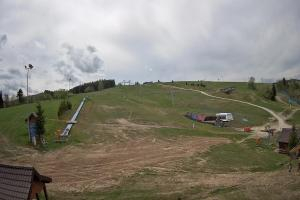Tylicz Master Ski Widok na dolne partie ośrodka