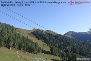 Kamera: Bad Kleinkirchheim - Spitzeck widok z Biospharenparkbahn Brunnach Spitzeck Bad Kleinkirchheim - Spitzeck widok z Biospharenparkbahn Brunnach