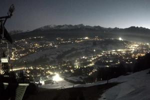 Zakopane Harenda Widok na stok z góry