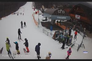 Bielsko Biała Dębowiec Widok z dolnej stacji