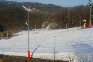 Wisła Nowa Osada Widok na stok