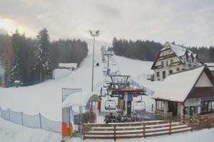 Spytkowice Beskid Ski Widok na stok