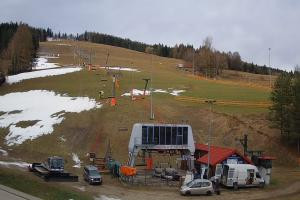 Krynica Słotwiny Widok na stok