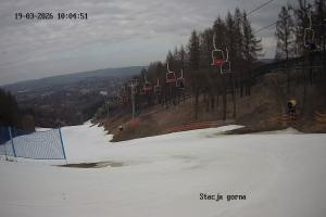 Przemyśl Stok narciarski w Przemyślu POSiR  Kamera 1 - Stacja górna