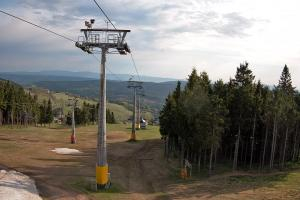 Zieleniec Zieleniec Zieleniec SKI Arena - Widok z górnej stacji
