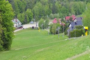 Laskowa-Kamionna Laskowa Ski Widok na stok