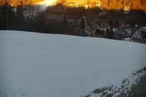 Kamera: Cieńków Widok na trasę kolei krzesełkowej Wisła Cieńków Widok na trasę kolei krzesełkowej