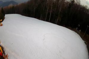 Kasina Wielka Kasina ski Górna stacja kolejki krzesełkowej