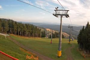 Zieleniec Zieleniec Zieleniec SKI Arena - Widok z górnej stacji