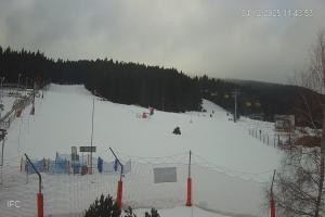 Kamera: Czarna Góra Dolny odcinek nartostrady "B", wyciąg BIBA Stronie Śląskie Czarna Góra Dolny odcinek nartostrady "B", wyciąg BIBA